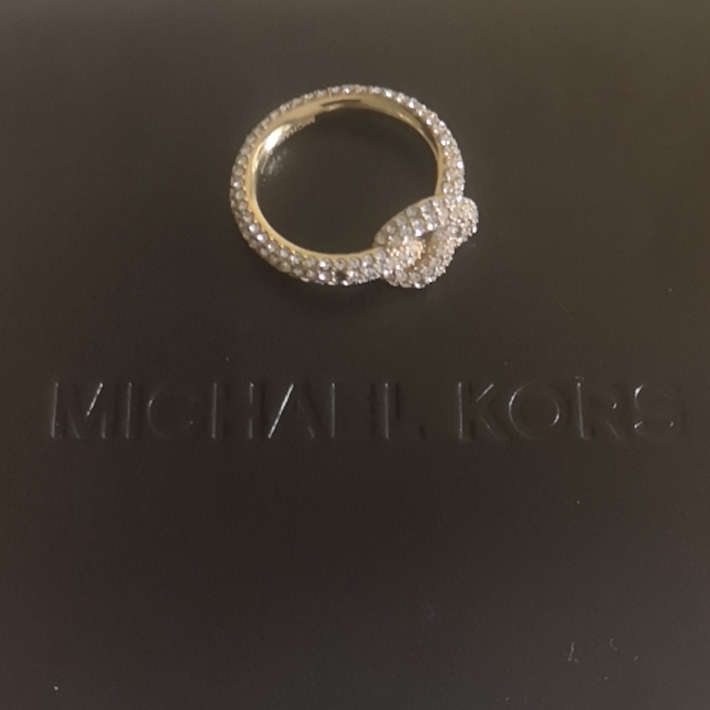 Michael Kors Gold and Silver Women's Ring
